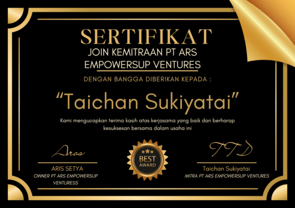 Hitam Emas Elegan Penghargaan Sertifikat (3) Hitam Emas Elegan Penghargaan Sertifikat (3)