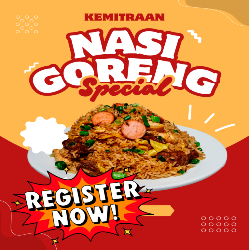 Merah Dan Orange Minimalis Promosi Nasi Goreng Postingan Instagram (1)