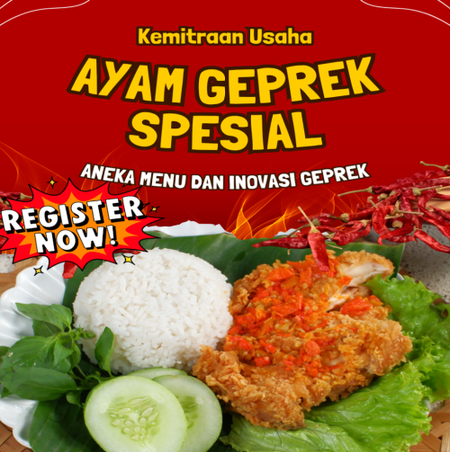 Merah & Kuning Minimalis Promosi Makanan Ayam Geprek Kiriman Instagram (1) (1)