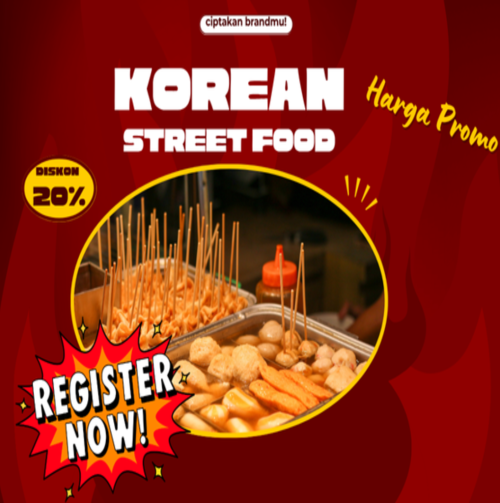 Merah Kuning Minimalis Promosi Makanan Korean Street Food Konten Instagram (2) (1)