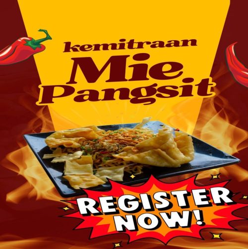Merah & Kuning Minimalis Promosi Menu Makanan Mie Pangsit Pedas Cerita Instagram (1)